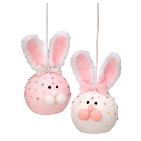 14" Fabric Sprinkle Bunny Cake Pop - Picture 3 of 5